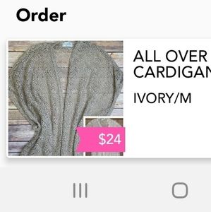 Ivory Cardigan